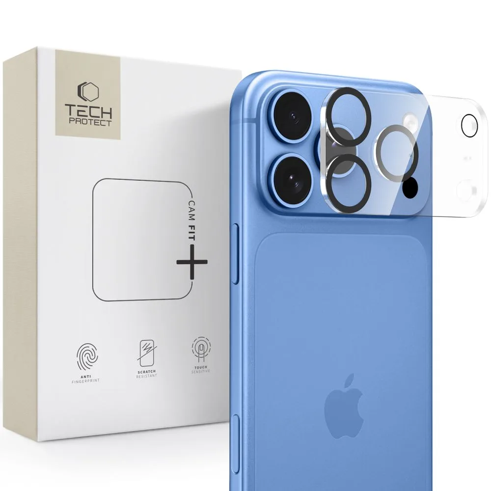 Διάφανο προστατευτικό κάμερας iPhone 18 Pro Tech-Protect Cam Fit+ tempered glass 9H