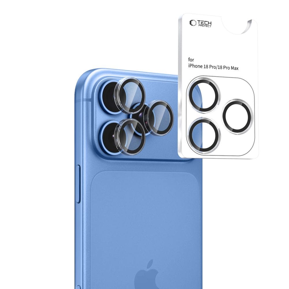 Προστατευτικό Κάμερας iPhone 18 Pro / 18 Pro Max Tech-Protect Camring Fit+ Clear - Image 2