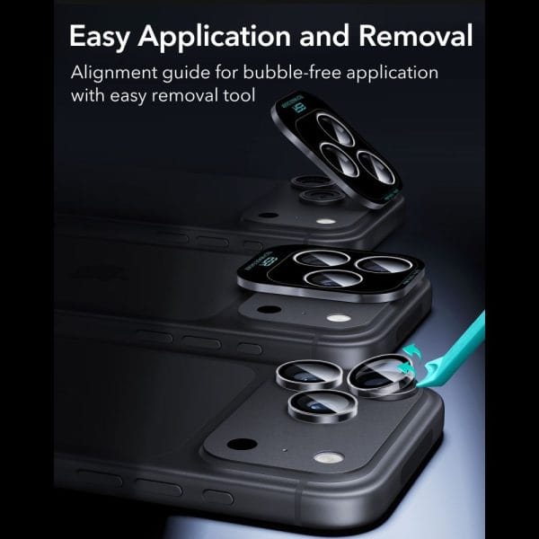 Τζάμι Προστασίας Κάμερας iPhone 18 Pro / 18 Pro Max ESR Armorite Camera Protector Clear - Image 7