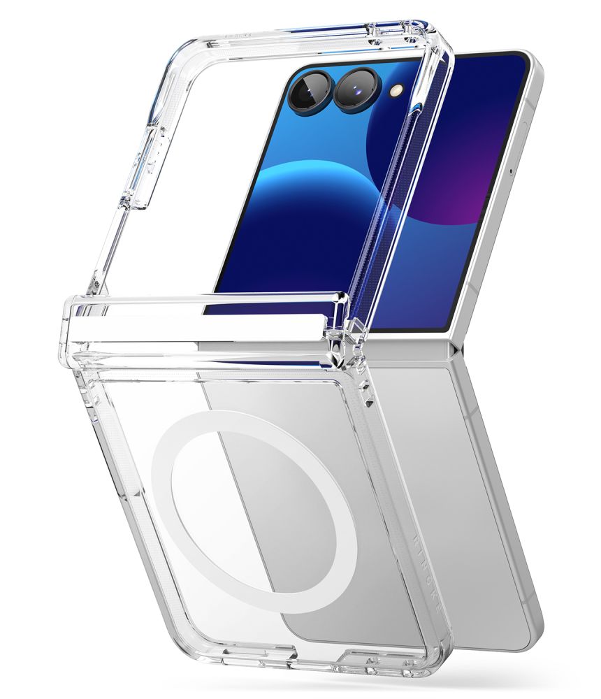 Θήκη Samsung Galaxy Z Flip 8 Ringke Fusion Flap Magnetic MagSafe Clear - Image 2