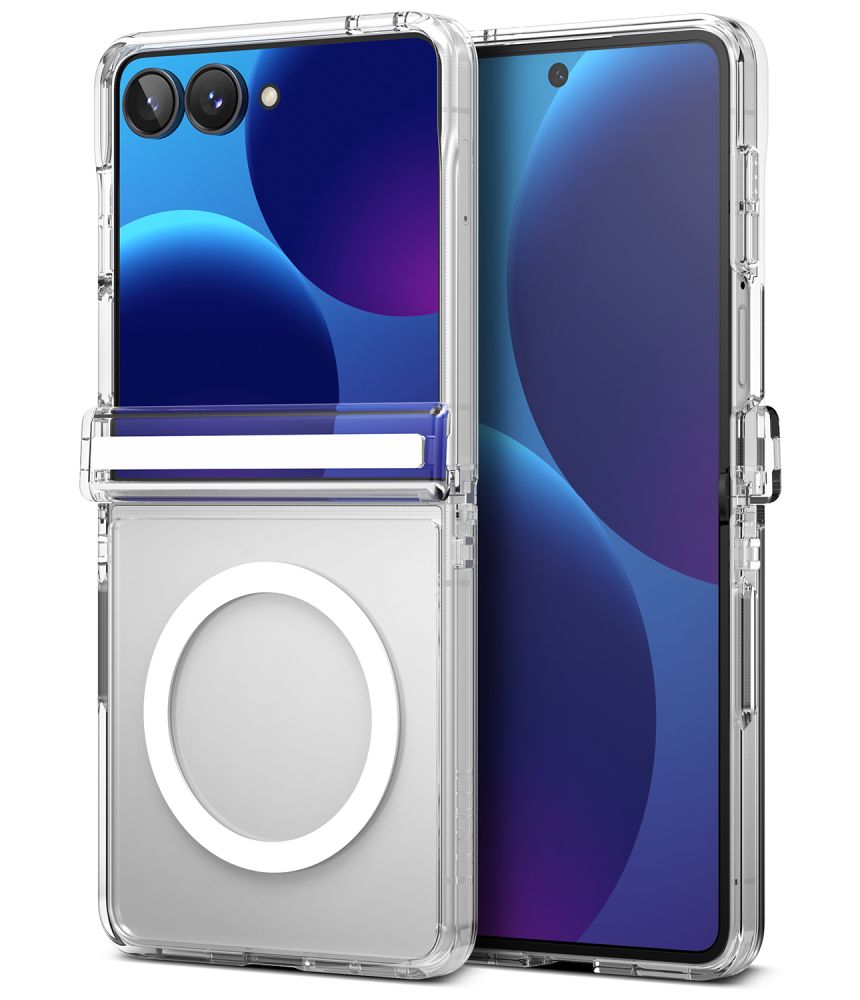 Θήκη Samsung Galaxy Z Flip 8 Ringke Fusion Flap Magnetic MagSafe Clear - Image 3