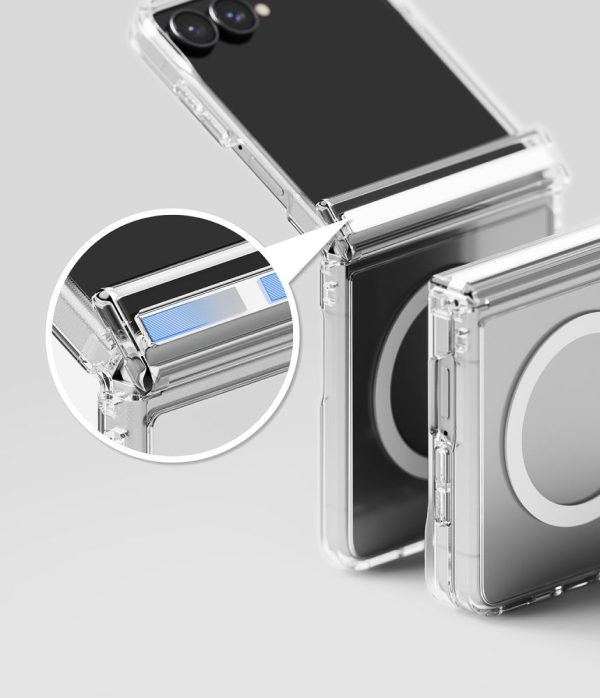 Θήκη Samsung Galaxy Z Flip 8 Ringke Fusion Flap Magnetic MagSafe Clear - Image 7