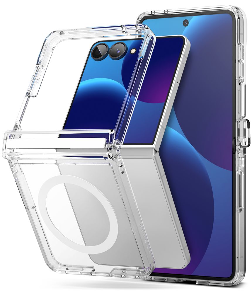 Θήκη Samsung Galaxy Z Flip 8 Ringke Fusion Flap Magnetic MagSafe Clear