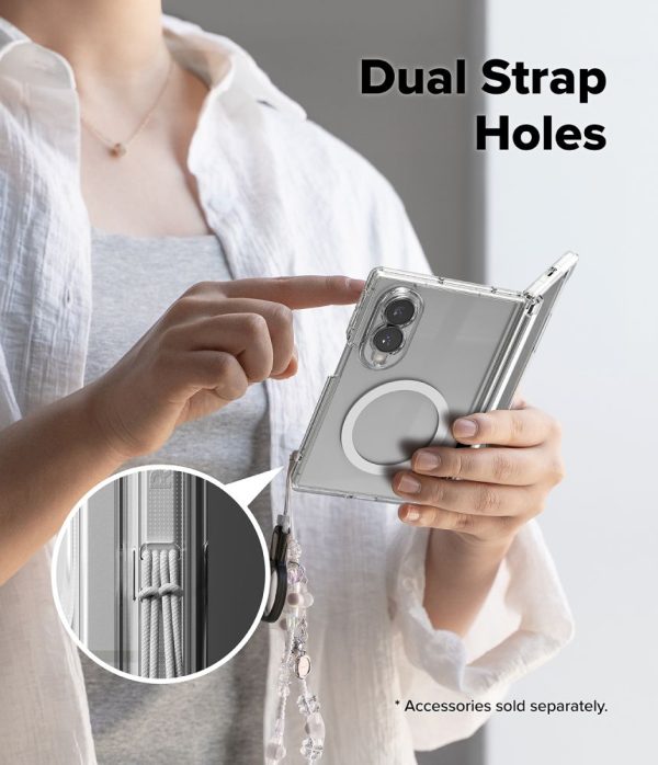 Θήκη Samsung Galaxy Z Fold 8 Ringke Fusion Flap Magnetic MagSafe Clear - Image 9