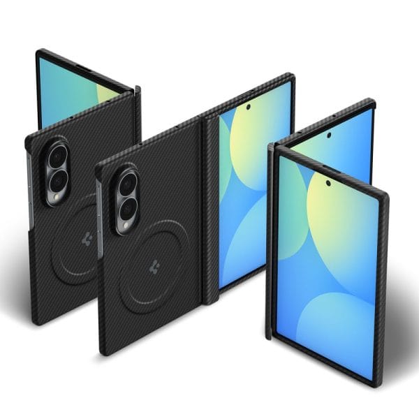 Θήκη Samsung Galaxy Z Fold 8 Spigen AirSkin Aramid MagFit MagSafe Black (ACS11953) - Image 7