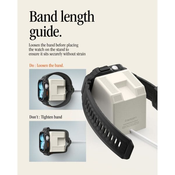 Βάση για Φόρτιση Apple Watch & AirPods Spigen Classic LS Stone (AMP11668) - Image 6