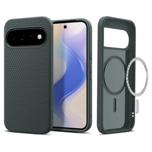 Θήκη Google Pixel 11 Spigen Liquid Air MagFit MagSafe Abyss Green