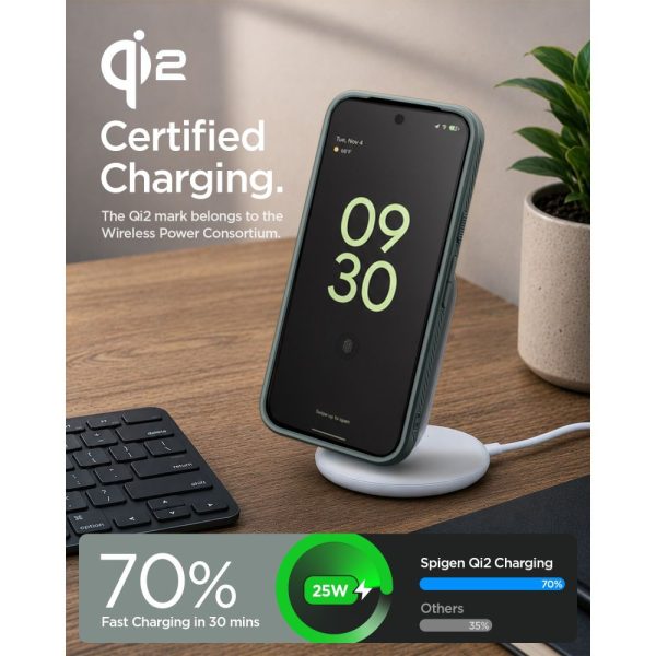 Θήκη Google Pixel 11 Pro Spigen Liquid Air MagFit MagSafe Abyss Green (ACS11858) - Image 9