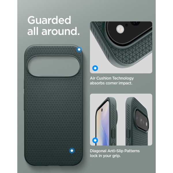 Θήκη Google Pixel 11 Pro Spigen Liquid Air MagFit MagSafe Abyss Green (ACS11858) - Image 10