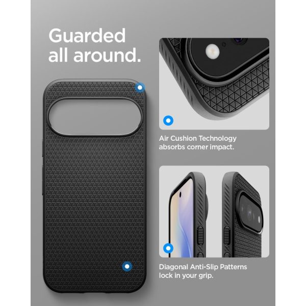 Θήκη Google Pixel 11 Pro Spigen Liquid Air MagFit MagSafe Matte Black (ACS11429) - Image 10