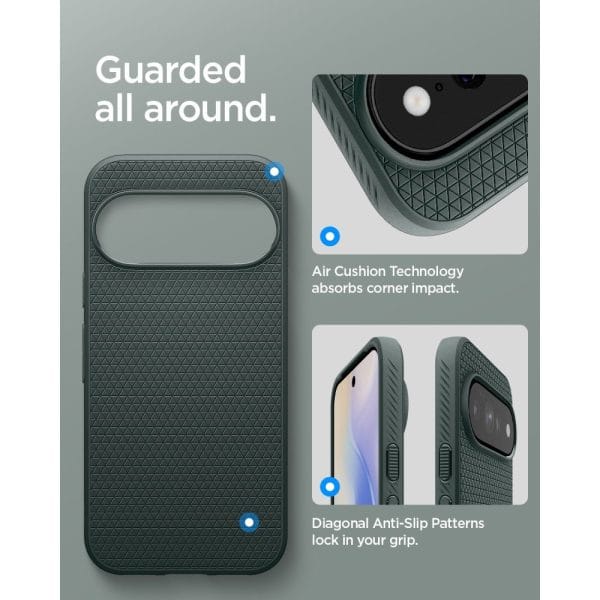 Θήκη Google Pixel 11 Pro XL Spigen Liquid Air MagFit MagSafe Abyss Green (ACS11863) - Image 10