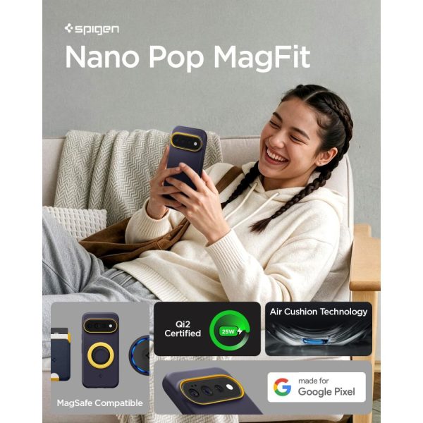 Θήκη Google Pixel 11 Pro Spigen Nano Pop MagFit MagSafe Blueberry Navy (ACS11434) - Image 8