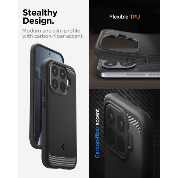 Θήκη Xiaomi 17T Spigen Rugged Armor Matte Black (ACS11870) - Image 11
