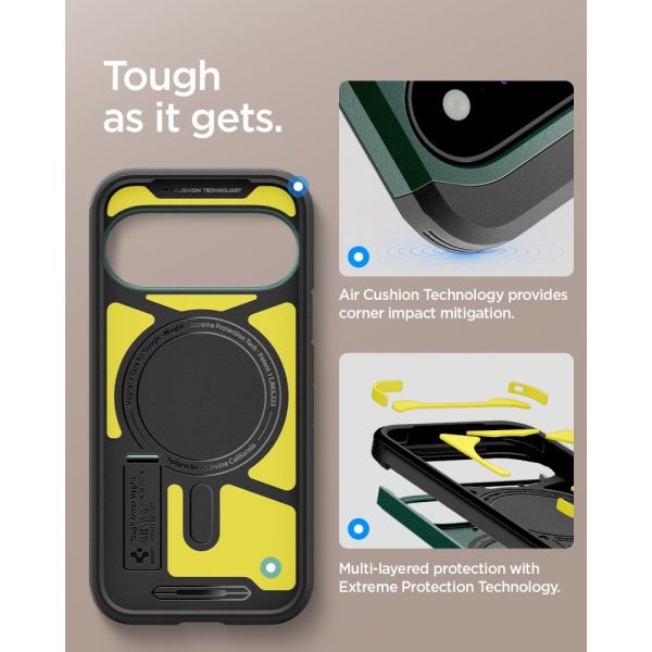 Θήκη Google Pixel 11 Spigen Tough Armor AI MagFit MagSafe Abyss Green (ACS11854) - Image 11