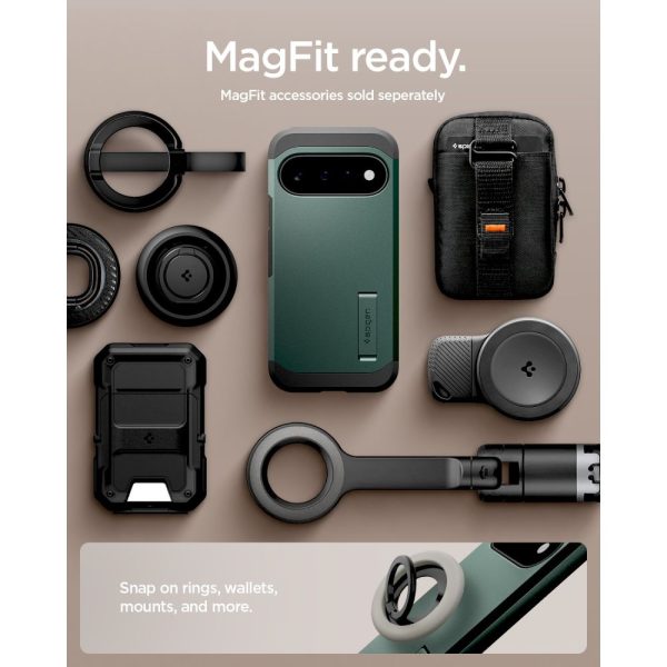 Θήκη Google Pixel 11 Spigen Tough Armor AI MagFit MagSafe Abyss Green (ACS11854) - Image 13