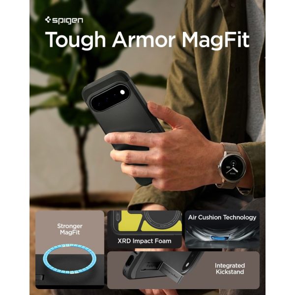 Θήκη Google Pixel 11 Spigen Tough Armor AI MagFit MagSafe Black (ACS11443) - Image 9