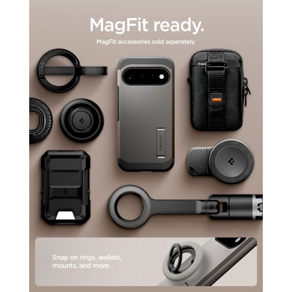 Θήκη Google Pixel 11 Spigen Tough Armor AI MagFit MagSafe Gunmetal (ACS11855) - Image 9