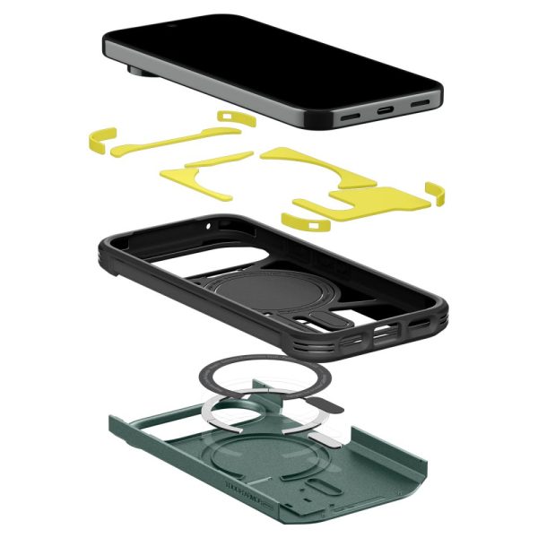 Θήκη Google Pixel 11 Pro Spigen Tough Armor AI MagFit MagSafe Abyss Green (ACS11859) - Image 8