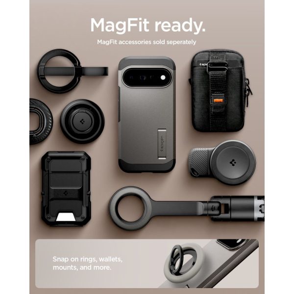 Θήκη Google Pixel 11 Pro XL Spigen Tough Armor MagFit MagSafe Gunmetal (ACS11865) - Image 13