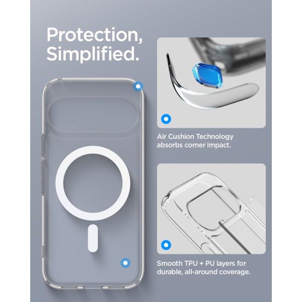 Θήκη Google Pixel 11 Spigen Ultra Hybrid MagFit MagSafe Clear White (ACS11441) - Image 8