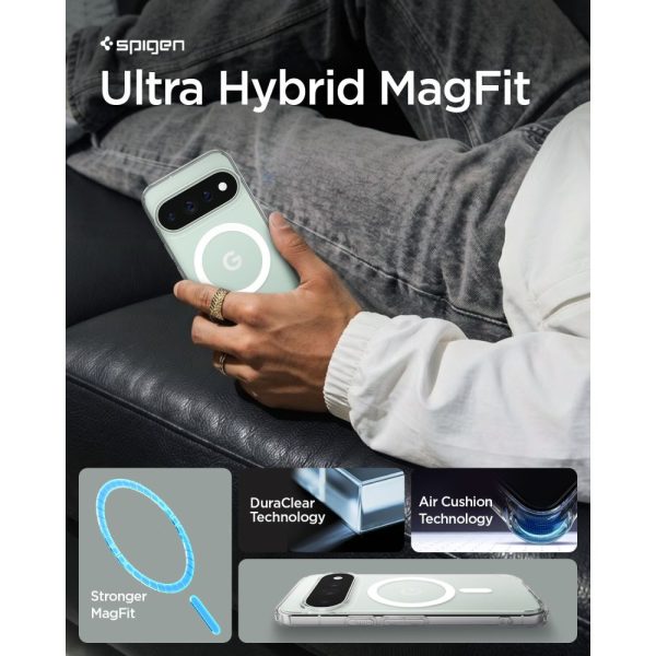 Θήκη Google Pixel 11 Pro Spigen Ultra Hybrid MagFit MagSafe Clear White (ACS11431) - Image 11