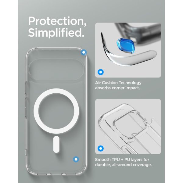 Θήκη Google Pixel 11 Pro Spigen Ultra Hybrid MagFit MagSafe Clear White (ACS11431) - Image 8