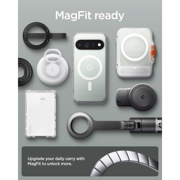 Θήκη Google Pixel 11 Pro Spigen Ultra Hybrid MagFit MagSafe Clear White (ACS11431) - Image 9