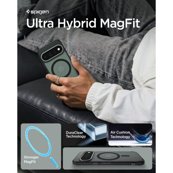 Θήκη Google Pixel 11 Pro Spigen Ultra Hybrid MagFit MagSafe Frost Black (ACS11432) - Image 11