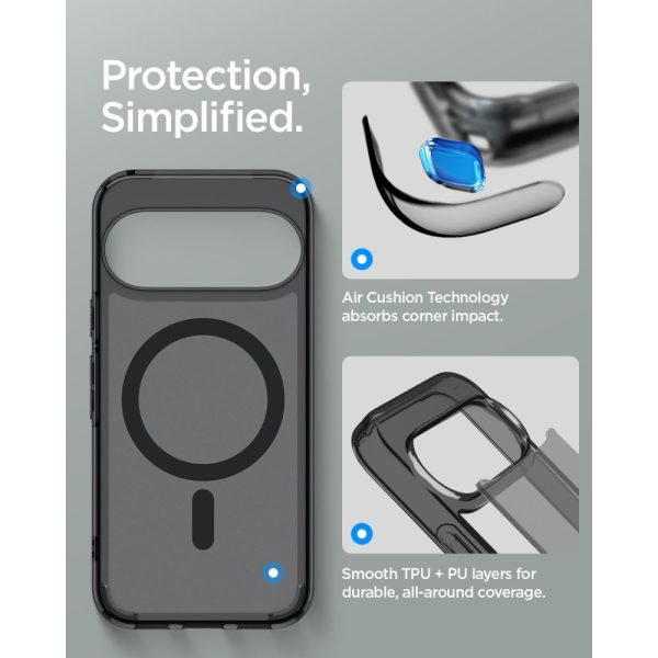Θήκη Google Pixel 11 Pro Spigen Ultra Hybrid MagFit MagSafe Frost Black (ACS11432) - Image 8