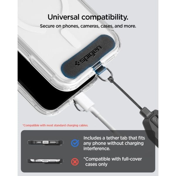 Λουράκι Καρπού Κινητού Spigen Universal Adjustable Lanyard Strap Wrist Black (AFA11626) - Image 8