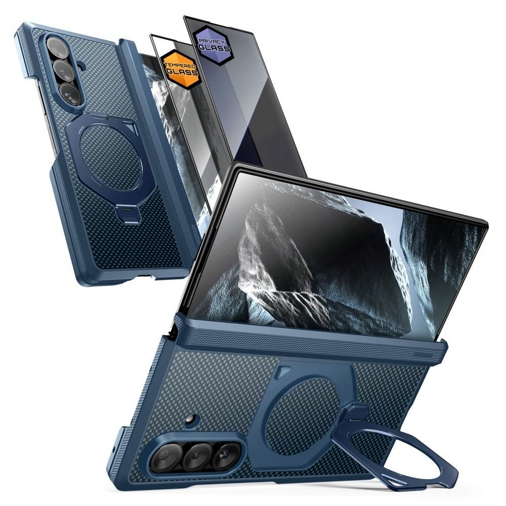 Θήκη Samsung Galaxy Z Fold 8 Ultra / Z Fold 7 Supcase UB Aero MagSafe 2-Set Aramid Blue - Image 2