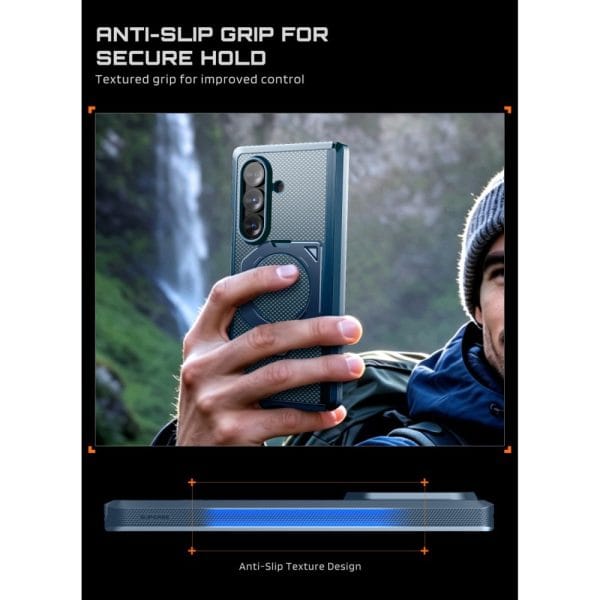 Θήκη Samsung Galaxy Z Fold 8 Ultra / Z Fold 7 Supcase UB Aero MagSafe 2-Set Aramid Blue - Image 9