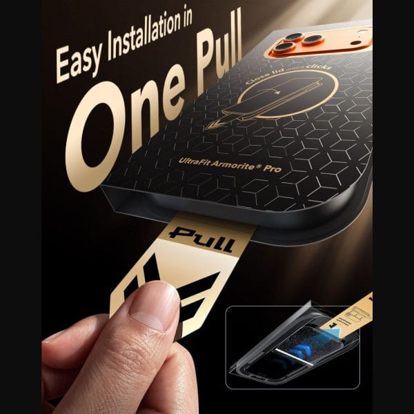 Τζάμι Προστασίας iPhone 17 Pro / 18 Pro ESR UltraFit Armorite Pro Tempered Glass Black - Image 5