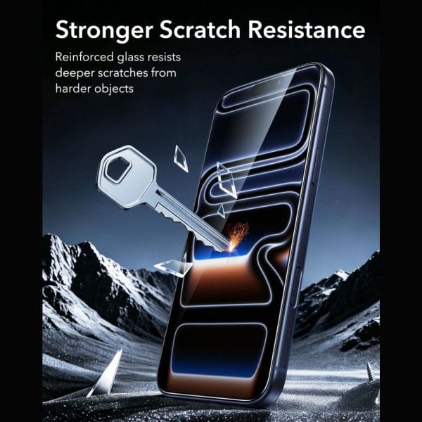 Τζάμι Προστασίας iPhone 17 Pro / 18 Pro ESR UltraFit Armorite Tempered Glass 2-Pack Black - Image 6