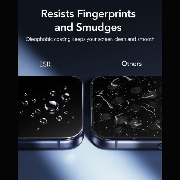 Τζάμι Προστασίας iPhone 17 Pro Max / 18 Pro Max ESR UltraFit Armorite Tempered Glass 2-Pack Black - Image 7