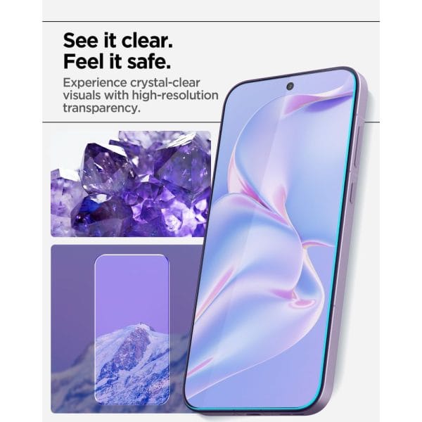 Τζάμι Προστασίας OnePlus 15 Spigen Glas.tR AlignMaster S AluminaCore 2-Pack Clear (AGL11333) - Image 7