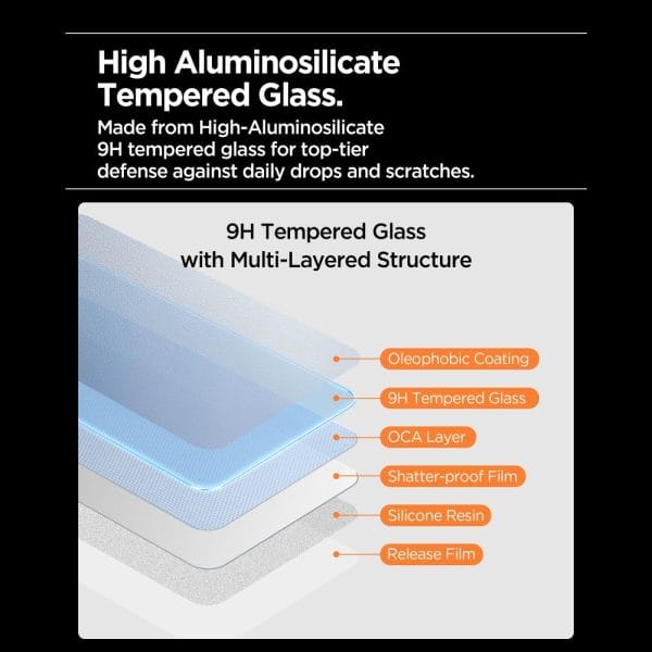 Τζάμι Προστασίας OnePlus 15 Spigen Glas.tR AlignMaster S AluminaCore 2-Pack Clear (AGL11333) - Image 10