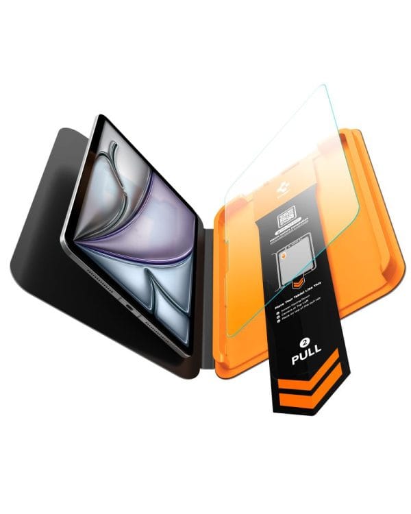 Αντιχαρακτικό Γυαλί iPad Air 11 M2 / M3 / M4 2024–2026 Spigen ALM Glas.tR T Clear (AGL11701) - Image 4