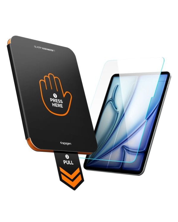 Αντιχαρακτικό Γυαλί iPad Air 11 M2 / M3 / M4 2024–2026 Spigen ALM Glas.tR T Clear (AGL11701) - Image 5