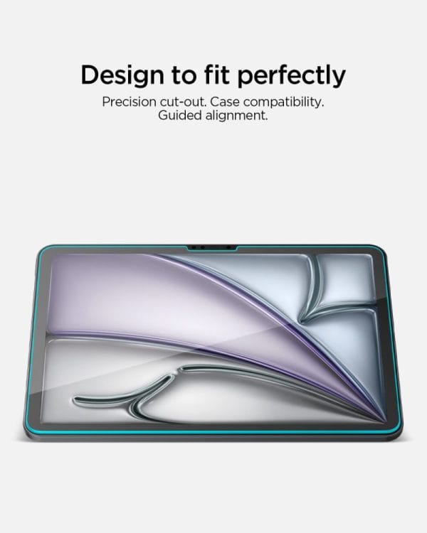 Αντιχαρακτικό Γυαλί iPad Air 11 M2 / M3 / M4 2024–2026 Spigen ALM Glas.tR T Clear (AGL11701) - Image 7