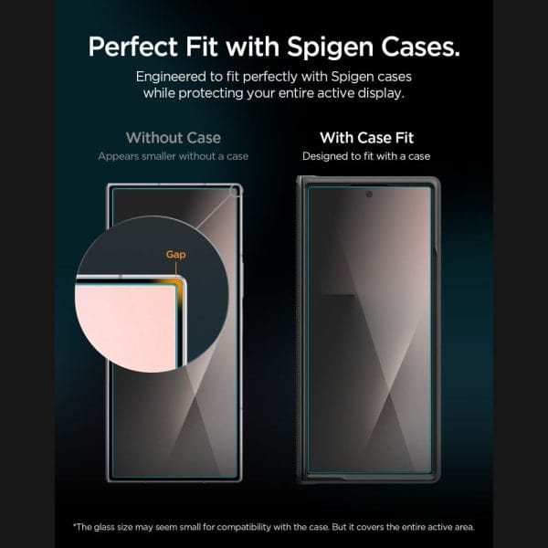 Τζάμι Προστασίας Privacy Samsung Galaxy Z Fold 7 / Z Fold 8 Ultra Spigen Glas.tR EZ Fit Pro HD 2-Pack (AGL12250) - Image 13