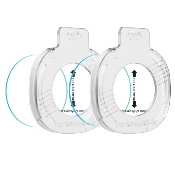 Τζάμι Προστασίας Samsung Galaxy Watch 8 / 9 (40mm) Tech-Protect Easy Set+ 2-Pack Clear - Image 4