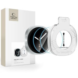 Τζάμι Προστασίας Samsung Galaxy Watch 8 / 9 40mm Tech-Protect Easy Set+ 2-Pack Clear
