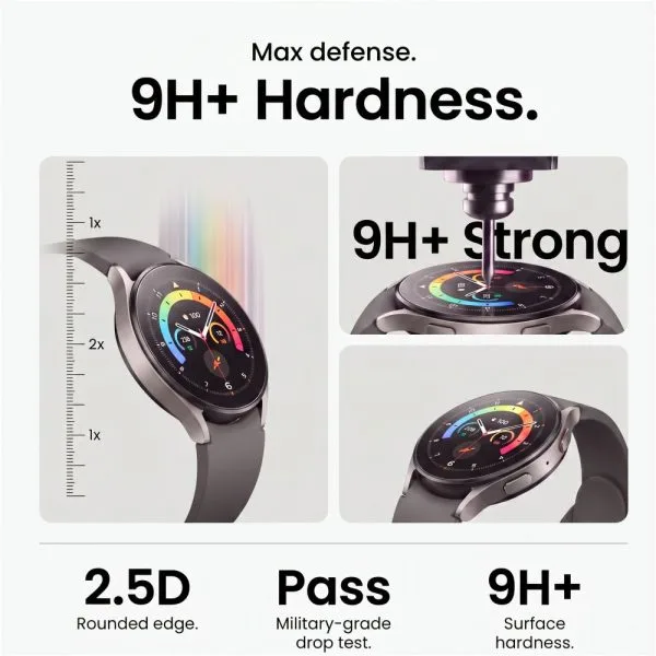 Τζάμι Προστασίας Samsung Galaxy Watch 8 / 9 (40mm) Tech-Protect Easy Set+ 2-Pack Clear - Image 8