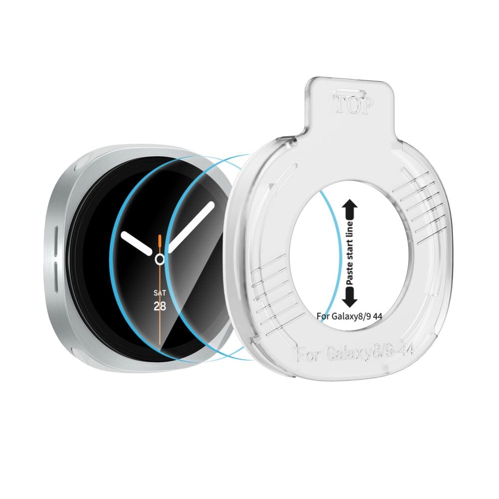 Τζάμι Προστασίας Samsung Galaxy Watch 8 / 9 (44mm) Tech-Protect Easy Set+ 2-Pack Clear - Image 3