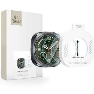 Τζάμι Προστασίας Samsung Galaxy Watch Ultra2 2026 47mm Tech-Protect Easy Set+ 2-Pack Clear