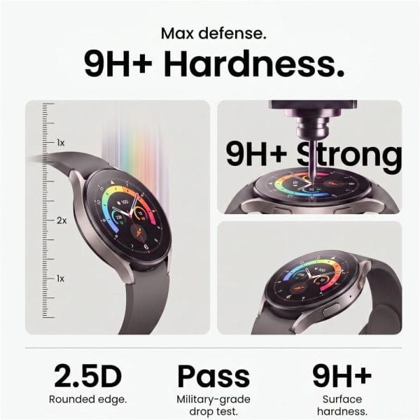 Τζάμι Προστασίας Samsung Galaxy Watch Ultra2 2026 (47mm) Tech-Protect Easy Set+ 2-Pack Clear - Image 8
