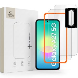 Τζάμι Προστασίας Samsung Galaxy A27 5G Tech-Protect Easy Set+ 3-Pack Clear