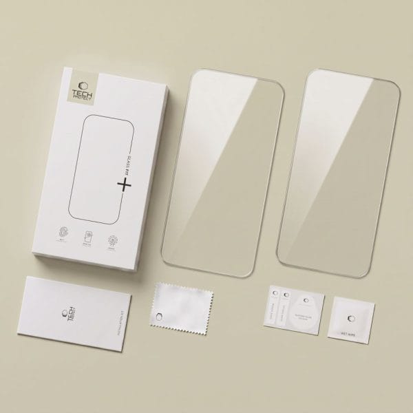 Τζάμι Προστασίας Samsung Galaxy S26 FE Tech-Protect Glass Fit+ 2-Pack Clear - Image 9