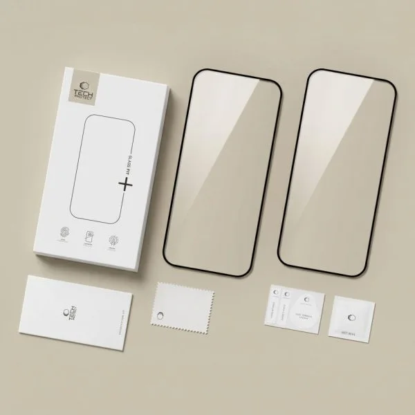 Τζάμι Προστασίας Xiaomi Redmi 17 4G / 5G Tech-Protect Glass Fit+ 2-Pack Black - Image 7